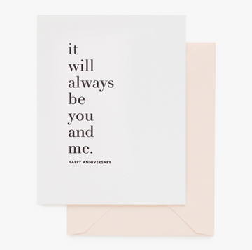 Always You and Me Anniversary Card