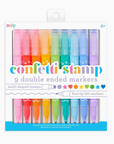 Confetti Stamp Double-Ended Markers