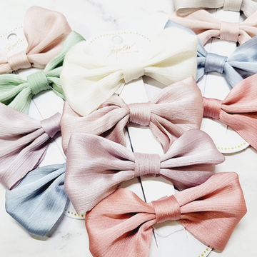 Hair Bow Clips Set of 4