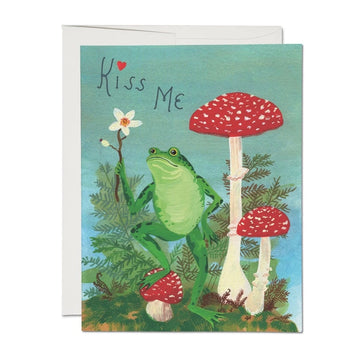 Kiss Me Frog Card
