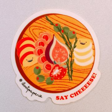 Say Cheese Charcuterie Sticker