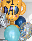 Balloon bouquet with a '