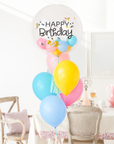 Rainbow Funfetti Bubble Balloongram