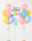 Rainbow Funfetti Bubble Balloongram