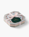 Set of 3 mini notepads colored blue, green, and pink with florals
