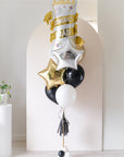 graduation balloons with diploma