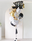 Polka Dots Grad Cap Balloongram
