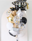 Polka Dots Grad Cap Balloongram