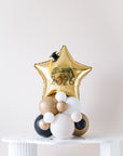 star balloon centerpiece with "class of 2026"