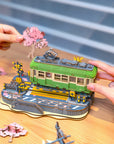 DIY Wooden Puzzle : Sakura Journey