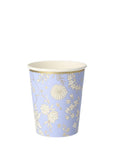 floral flower print paper cup