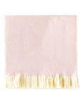 Baby Pink Fringed Cocktail Napkins