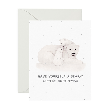 Bear-y Little Christmas Card