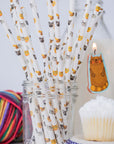 Cute Kitten Paper Straws