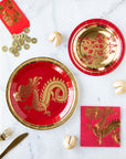 Dragon Chinese New Year Plates