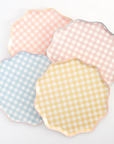 Gingham Dinner Plates