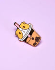 Guinea Pig Bubble Tea Enamel Pin