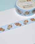 Hamster and Capybara Boba Washi Tape