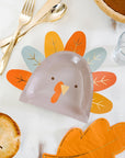 Harvest Turkey Shaped 9" Plate