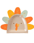 Harvest Turkey Shaped 9" Plate