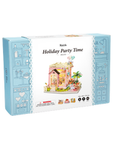 Holiday Party Time DIY Miniature Dollhouse Kit