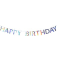 Happy Birthday Holographic Banner
