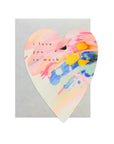 I Love You So Much Rainbow Heart Card