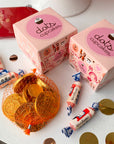 close up photo of candies and cupcakes