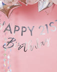 Iridescent Birthday Banner - Customizable!