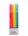 Neon Rainbow Candles