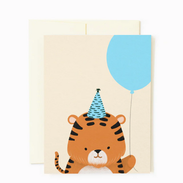 Party Tiger Zodiac Card