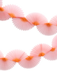 Pink Honeycomb Fan Garland