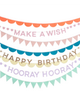 Rainbow Birthday Garlands Set