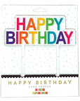 Rainbow Happy Birthday Cake Topper