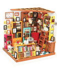 Sam's Study DIY Miniature Dollhouse Kit