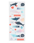 Shark Stickers Valentine's Notes (Set of 24)