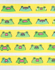 Shocked! Frogs Washi Tape