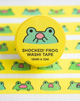 Shocked! Frogs Washi Tape