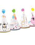 Mini Animal Print Party Hats