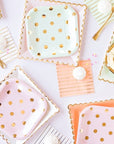 Blush Polka Dot Plates