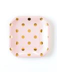 Blush Polka Dot Plates