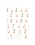 Boba Milk Tea Pocket Grid Notebook