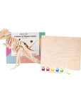 3D Wooden Puzzle Paint Kit - T-Rex