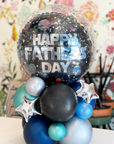Father's Day Galaxy Balloon Centerpiece