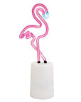 neon flamingo light