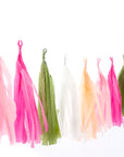 Flower Garden Tassel Garland