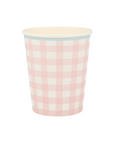Gingham Cups