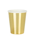 gold paper cup