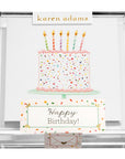Happy Birthday Cake Acrylic Box Enclosures