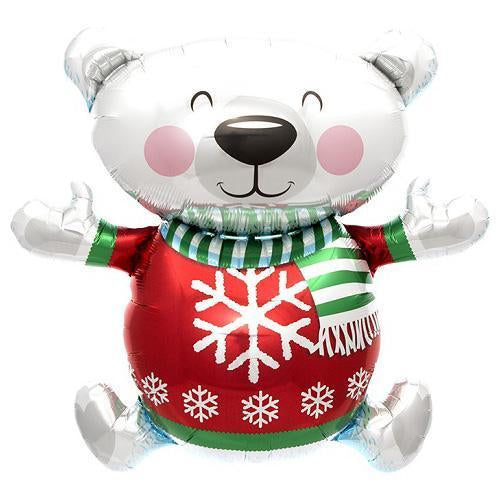Holiday Polar Bear Balloon | Oh Shiny! Balloons & Party, Pasadena